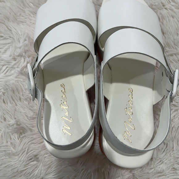 Matisse White Jams Wedge Sandal - size 11 - Picture 4 of 9
